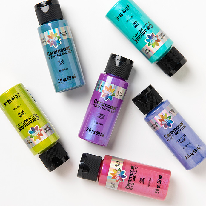 Painted Smoothie Cups