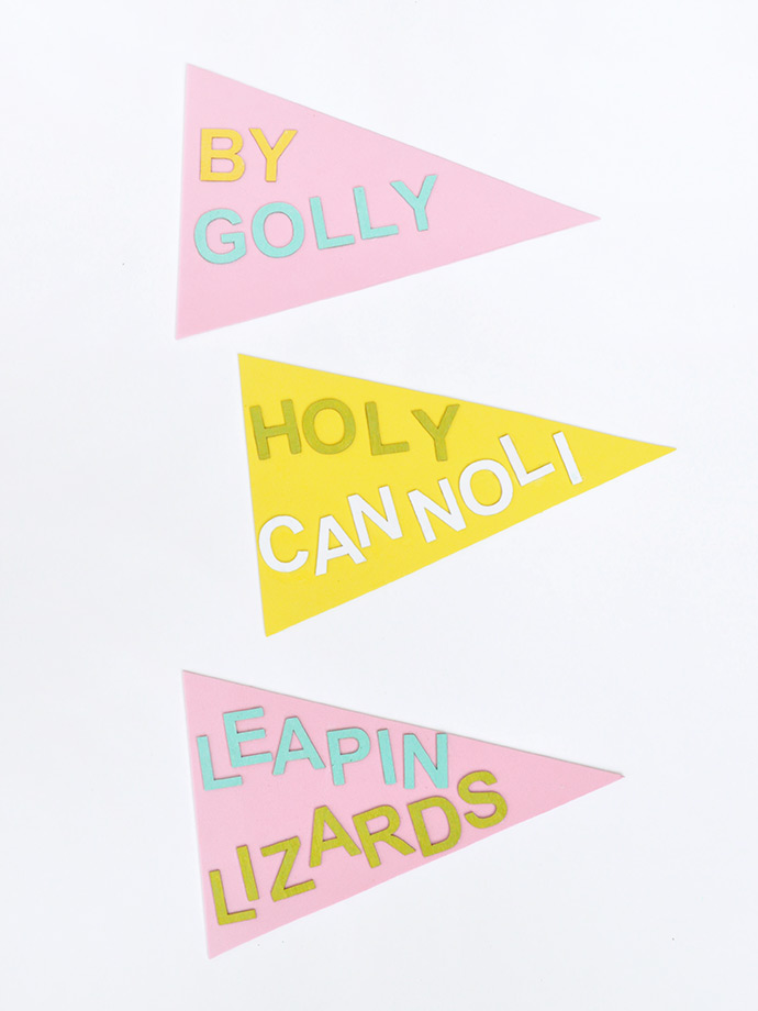 DIY Painted Pennants