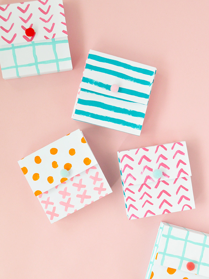 Painted Paper Pockets