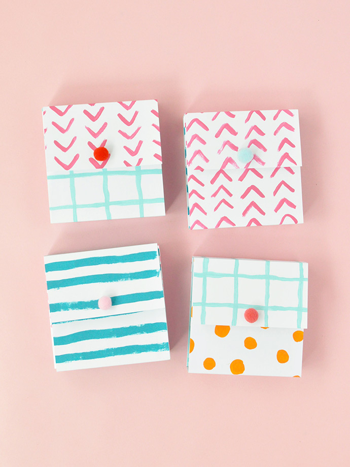 Painted Paper Pockets