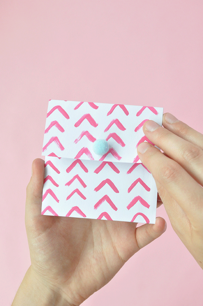 Painted Paper Pockets