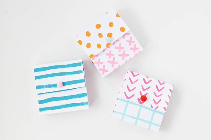 Painted Paper Pockets