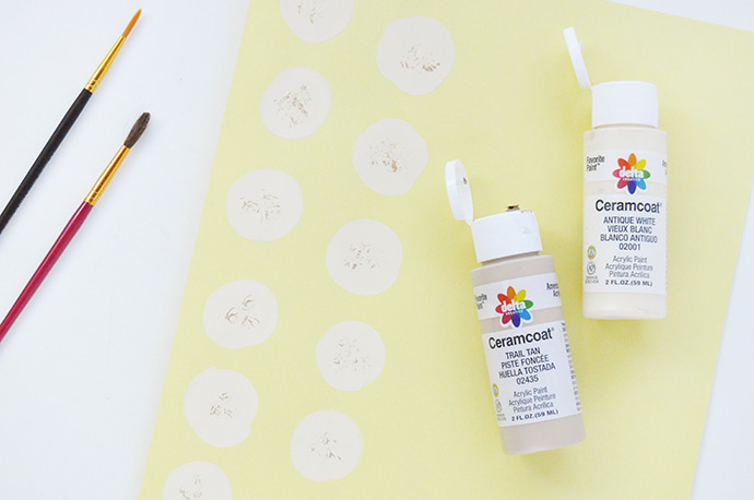 Painted Smoothie Cups