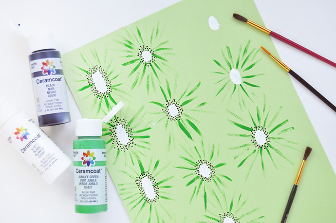 Painted Smoothie Cups