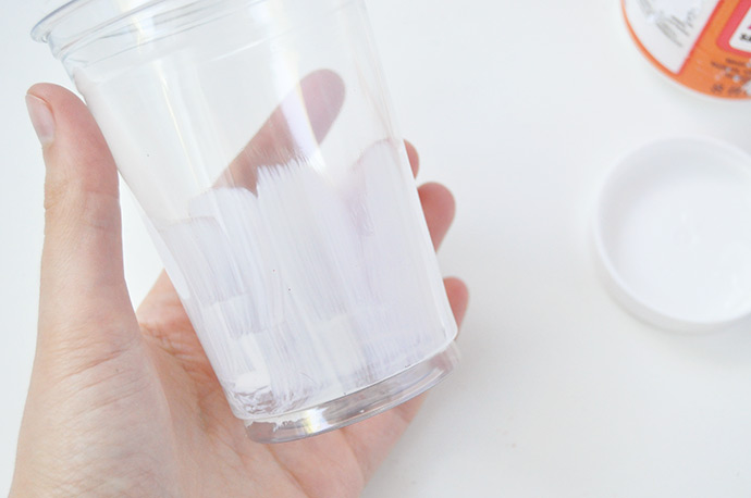 Painted Smoothie Cups