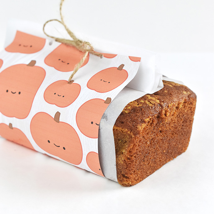 Kawaii Autumn Bread Wrappers