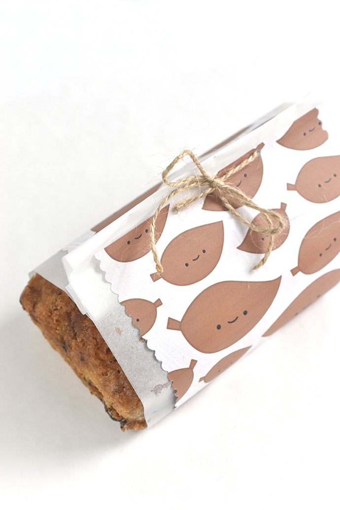 Kawaii Autumn Bread Wrappers