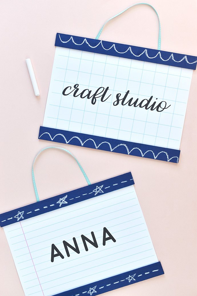 Printable School-Style Room Signs