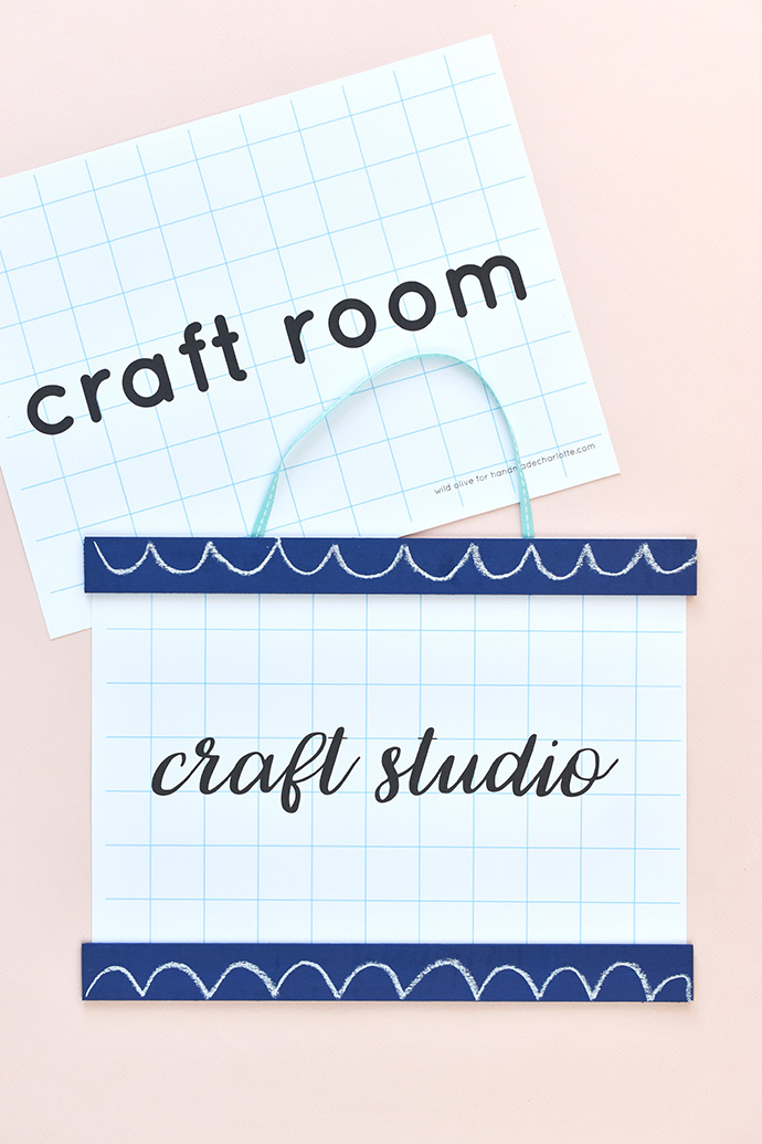 Printable School-Style Room Signs