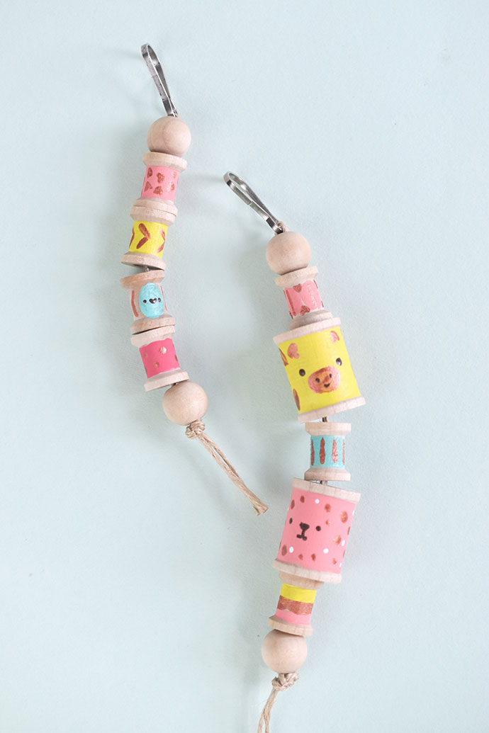 Silly Spool Totem Pole Backpack Charms