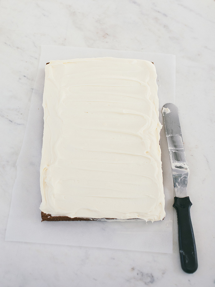 Banana Cake with Coconut Buttercream