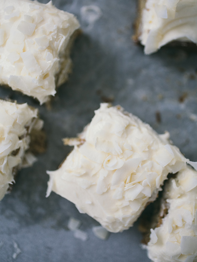 Banana Cake with Coconut Buttercream