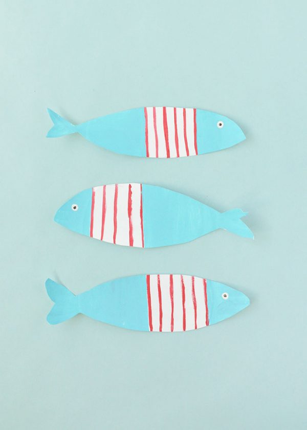 Painted Paper Plate Fish | Handmade Charlotte