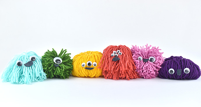 Pom Pom Monster Puppet Pals