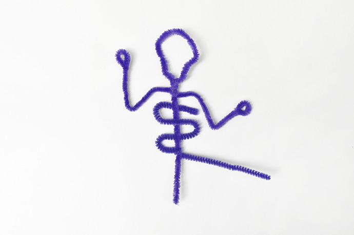 Pipe Cleaner Skeletons