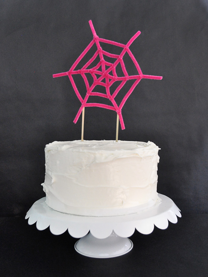 Spiderweb Cake Toppers