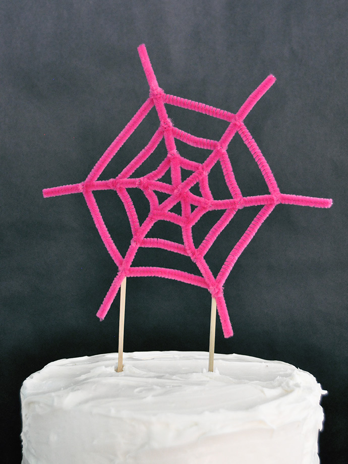 Spiderweb Cake Toppers
