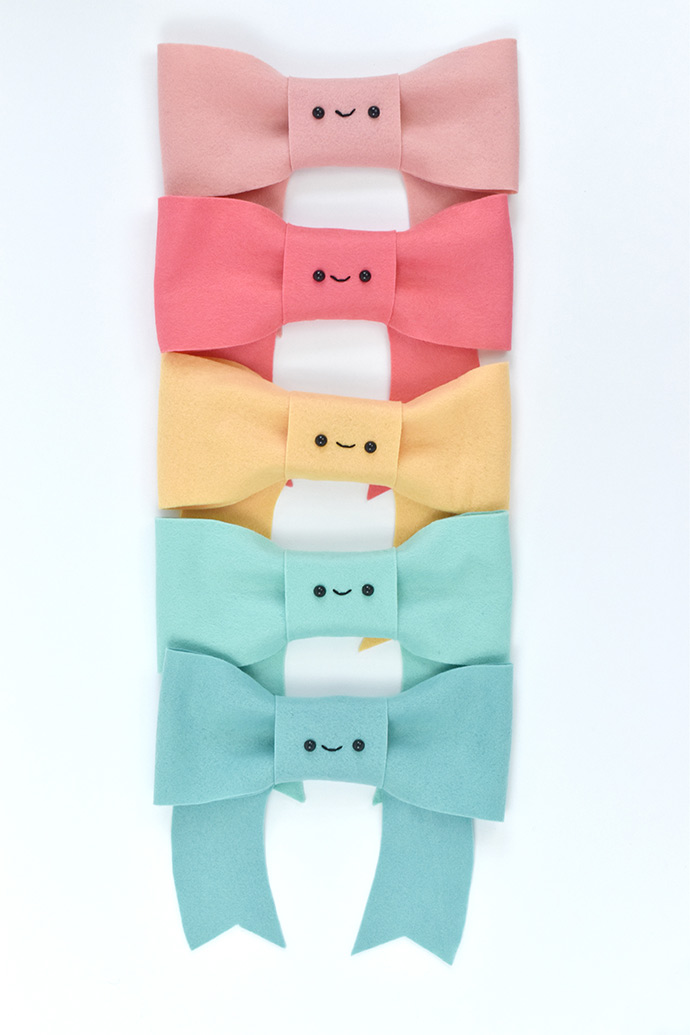 Kawaii Bow Gift Toppers