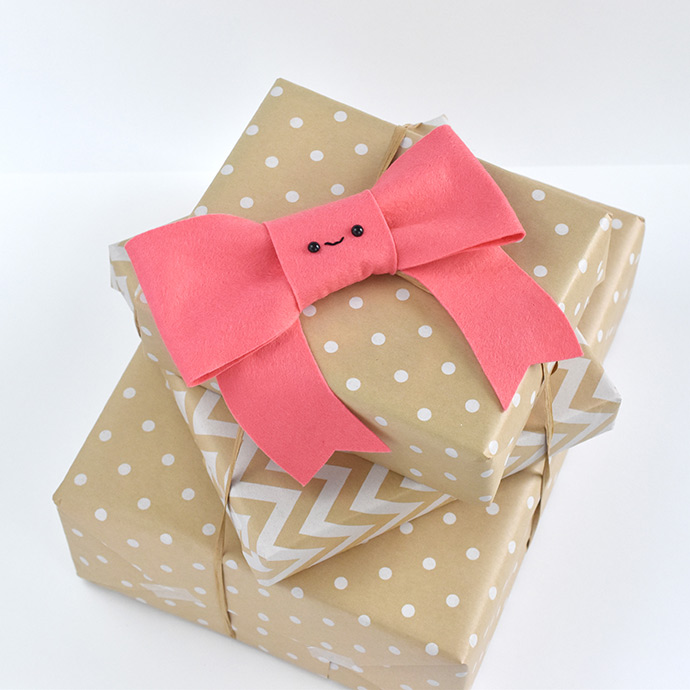 Kawaii Bow Gift Toppers