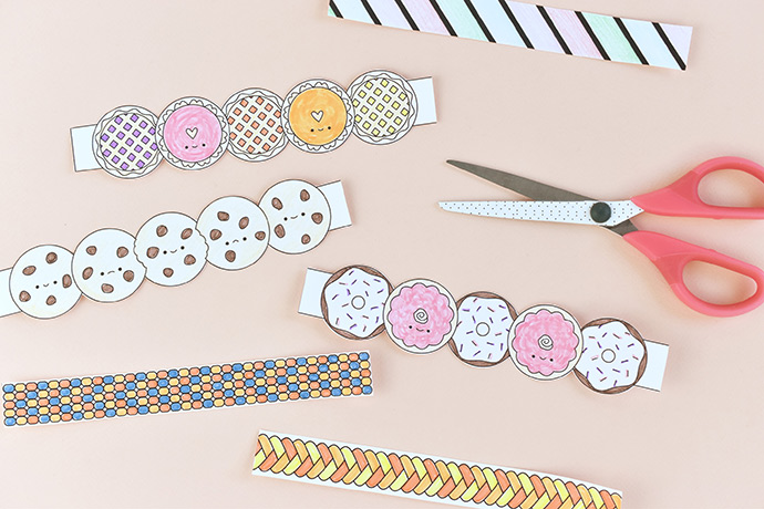 Sweet 'n' Simple Printable Bracelets 