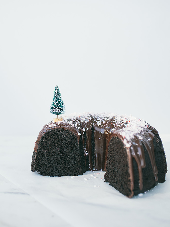 Chocolate Mint Bundt Cake