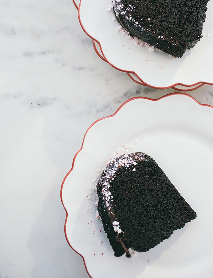 Chocolate Mint Bundt Cake