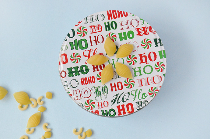 DIY Pasta Cookie Tins