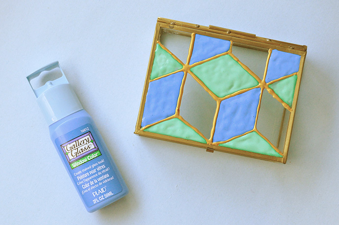 Plaid Crafts - Create the elegant beauty of stained glass easily and  inexpensively with decorating favorite, Gallery Glass. Simply outline &  paint to create faux stained glass projects, from show-stopping windows to