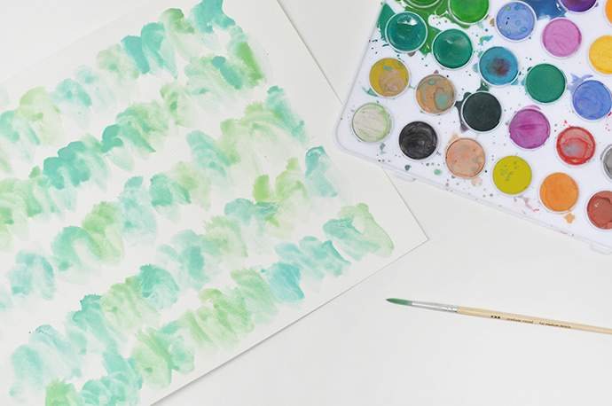 DIY Watercolor Gift Boxes