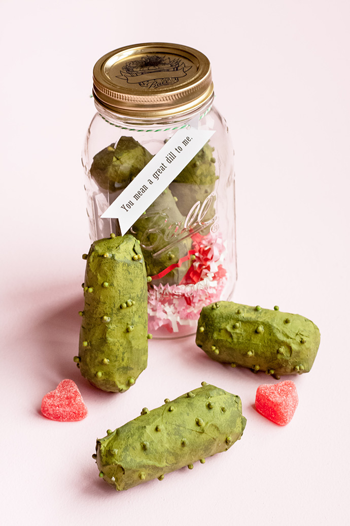 Pickle Piñata Valentines