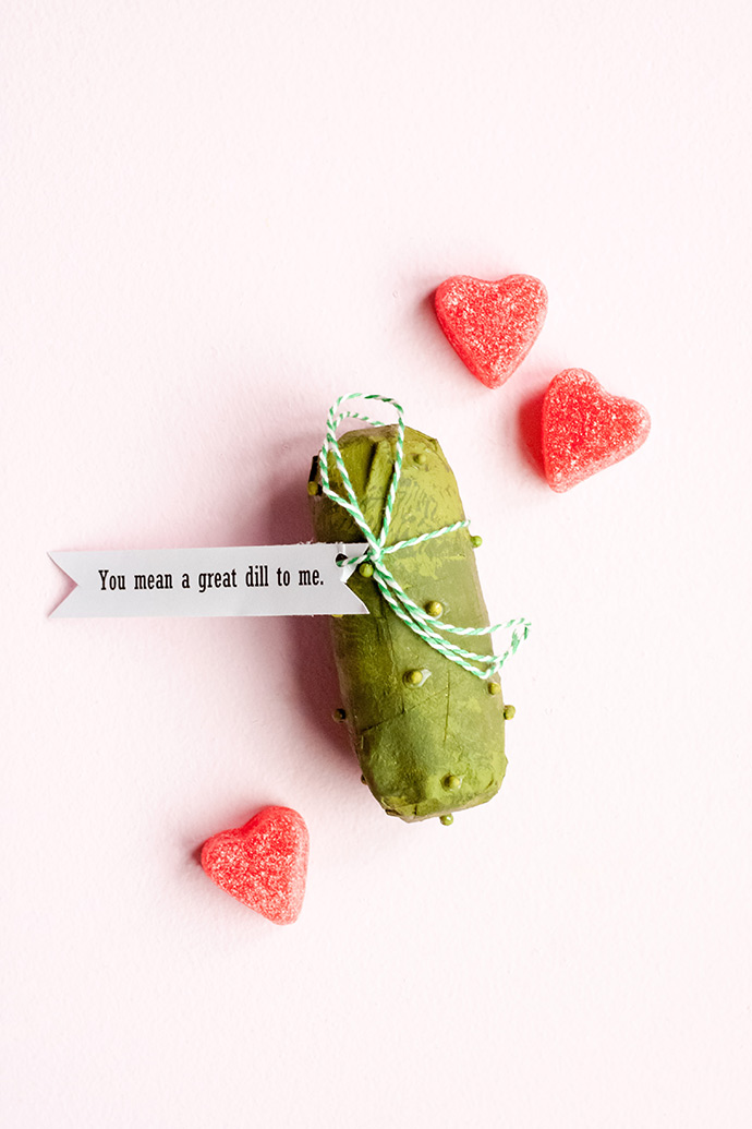 Pickle Piñata Valentines