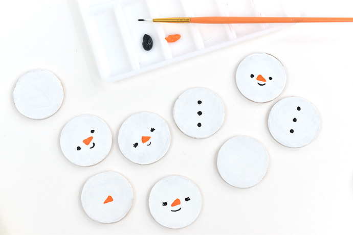 Mix 'n' Match Snowman Magnets