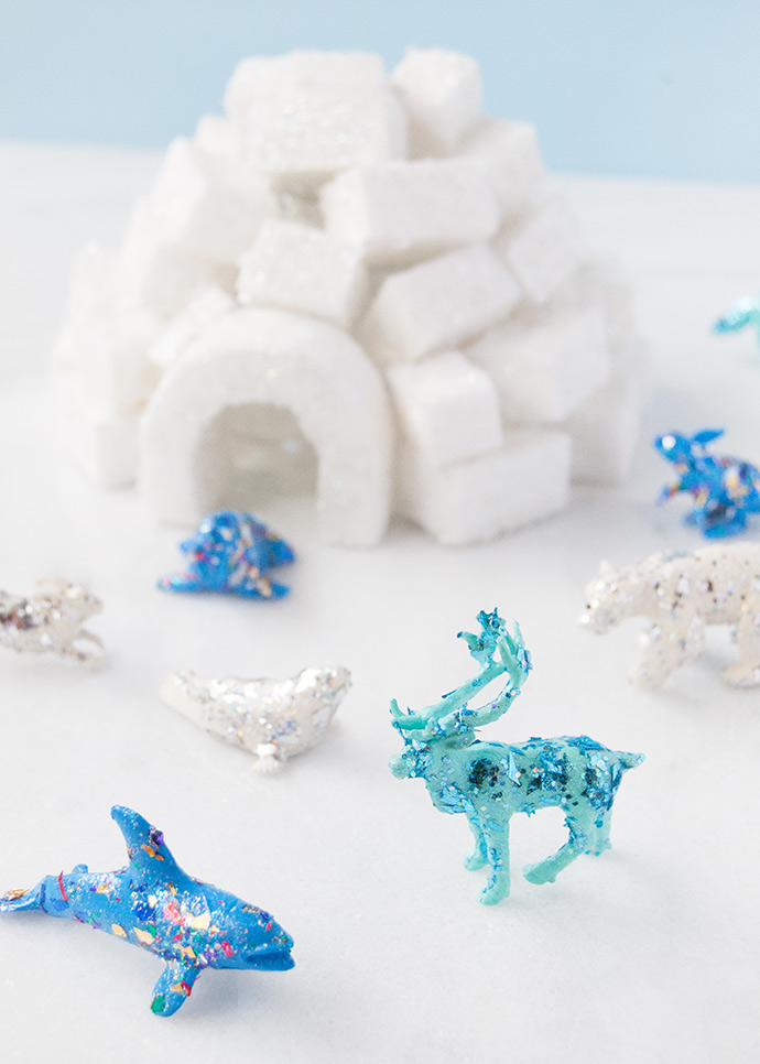 Make Your Own Glittery Arctic Play Set