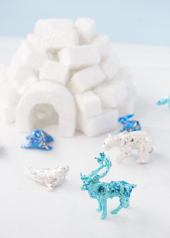 Make Your Own Glittery Arctic Play Set