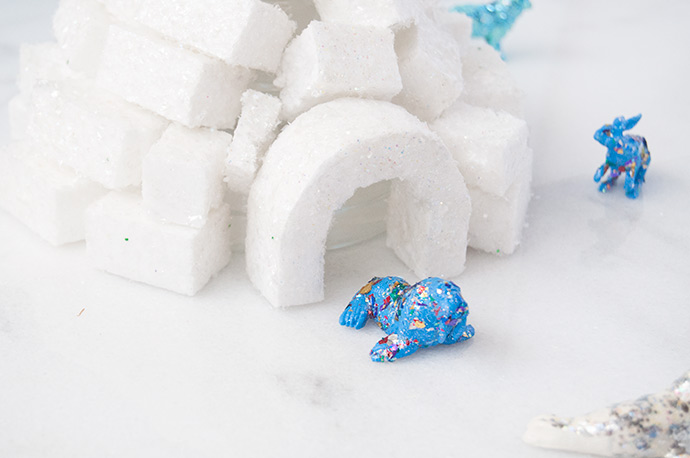 Make Your Own Glittery Arctic Play Set