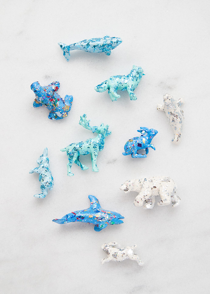 Make Your Own Glittery Arctic Play Set