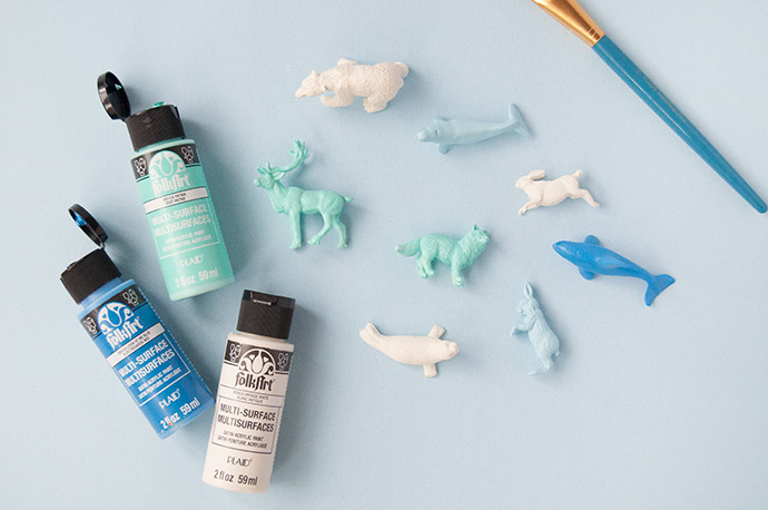 Make Your Own Glittery Arctic Play Set