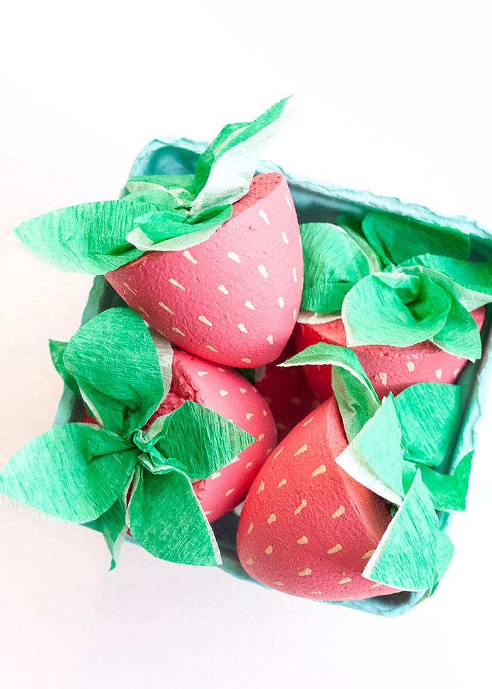 DIY Strawberry Cupcake Toppers