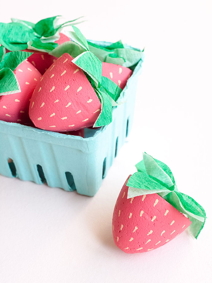 DIY Strawberry Cupcake Toppers