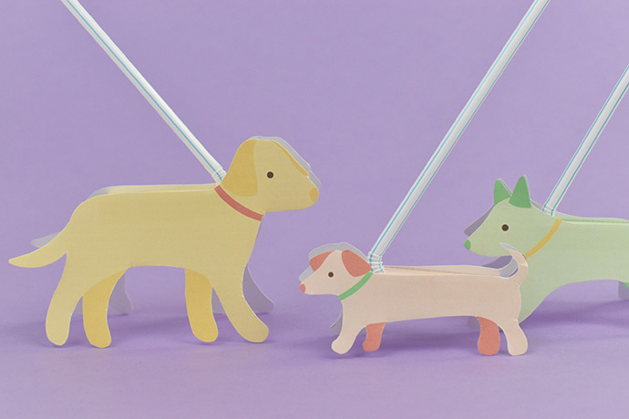 Printable Dog Walking Toys