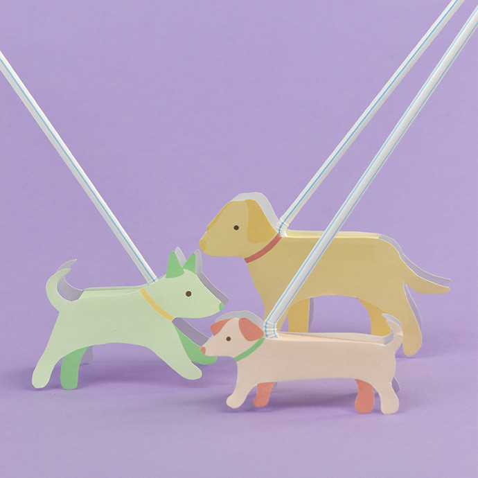 Printable Dog Walking Toys