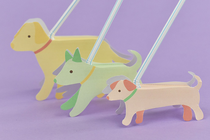 Printable Dog Walking Toys