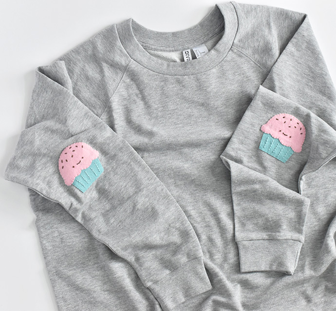 Sew Sweet Cupcake Elbow Patches