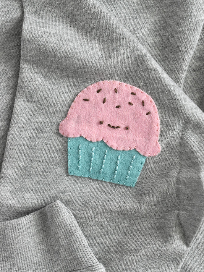 Sew Sweet Cupcake Elbow Patches