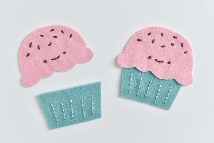 Sew Sweet Cupcake Elbow Patches