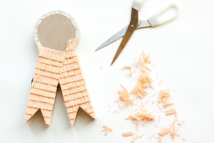 DIY Prize Ribbon Piñata