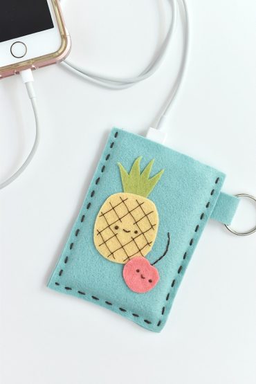 Felt Juice Box Power Bank Case