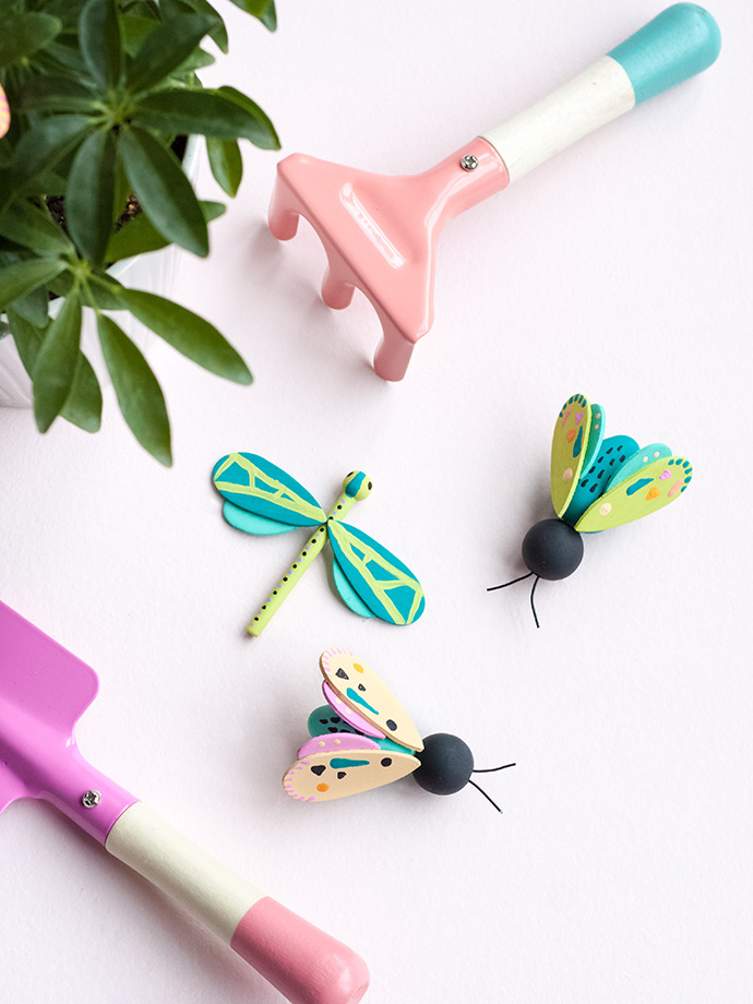 Wooden Moths and Dragonflies