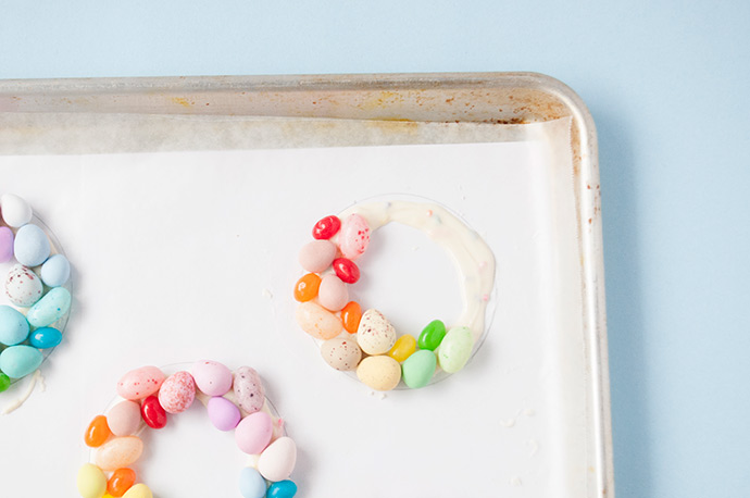 Rainbow Easter Egg Place Settings