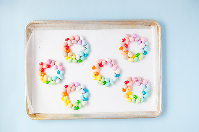 Rainbow Easter Egg Place Settings